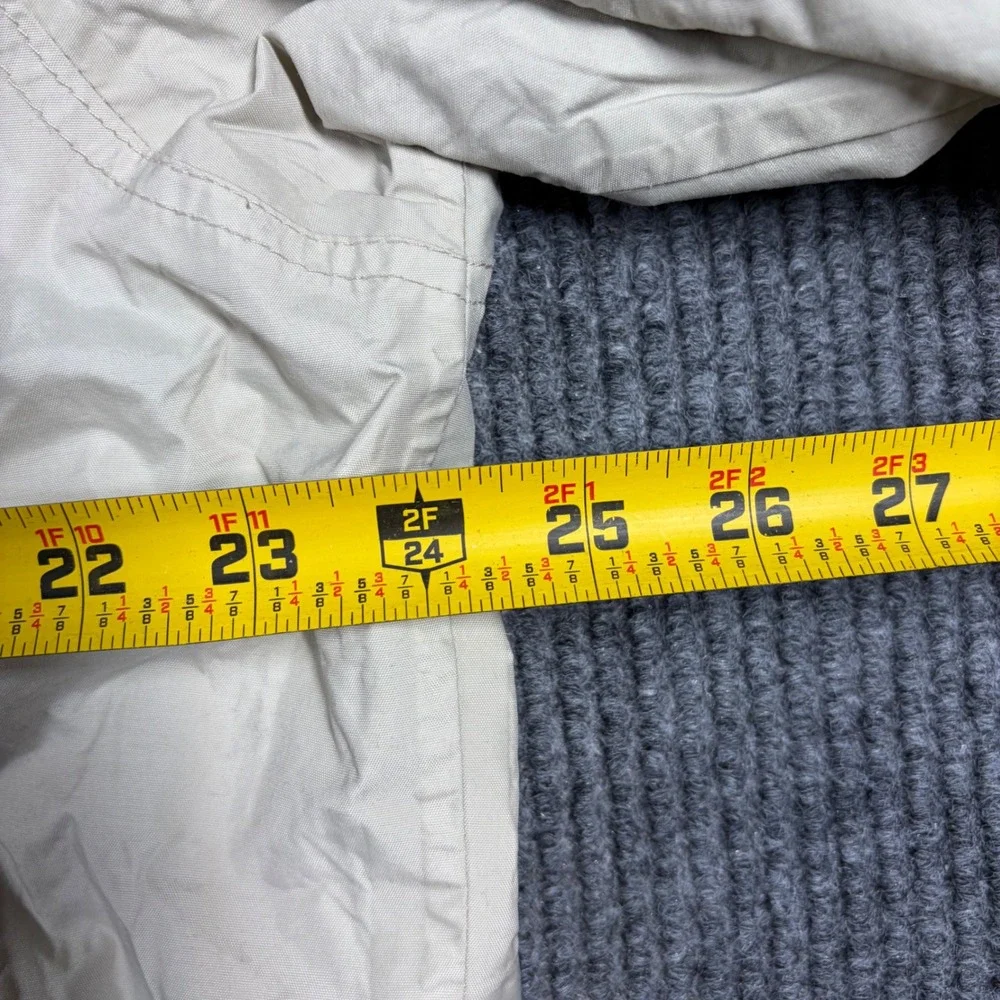 Columbia Jacket Men's L XCO Full Zip‎ Windbreaker Beige Hiking Outdoor